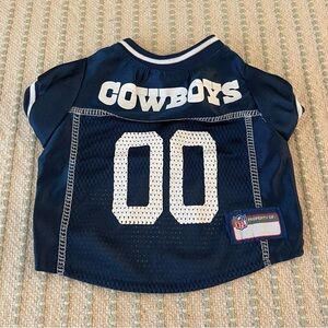 NFL Blue Cowboys Dog Jersey - Size: Small